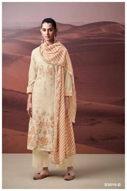 Ganga vanshika 3616 Wholesale dress materials in Mumbai